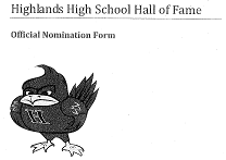 2016 Hall of Fame application